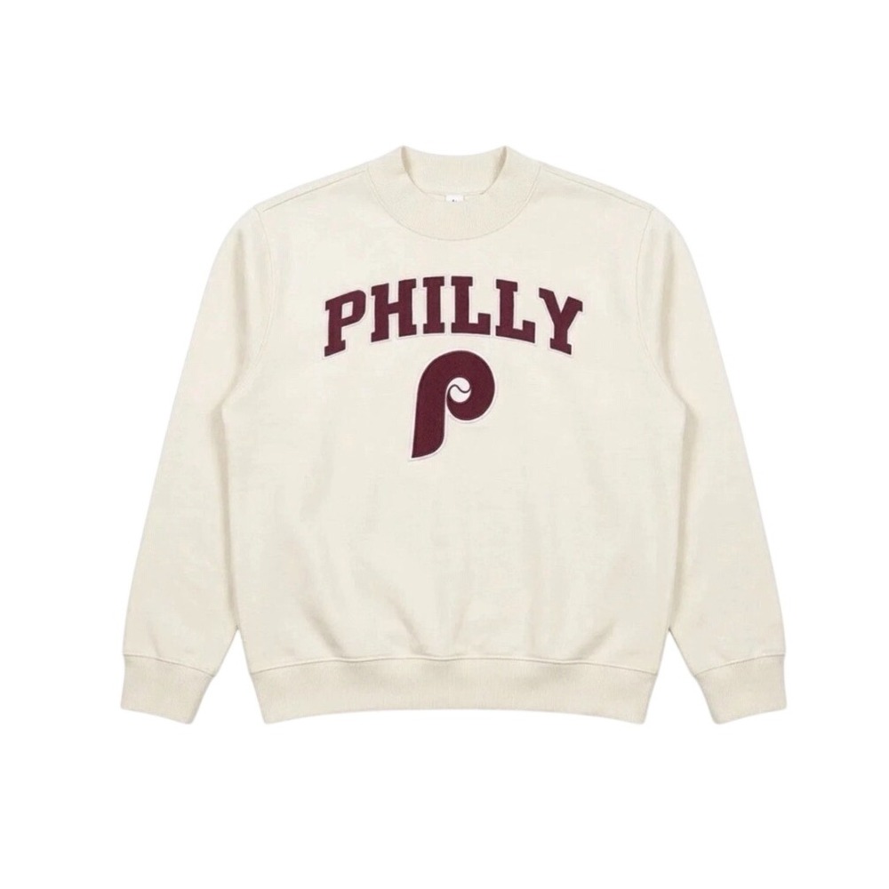 Philadelphia Phillies Mothers Day 2026 Stadium Giveaway Sweatshirt Cream L SGA‎
